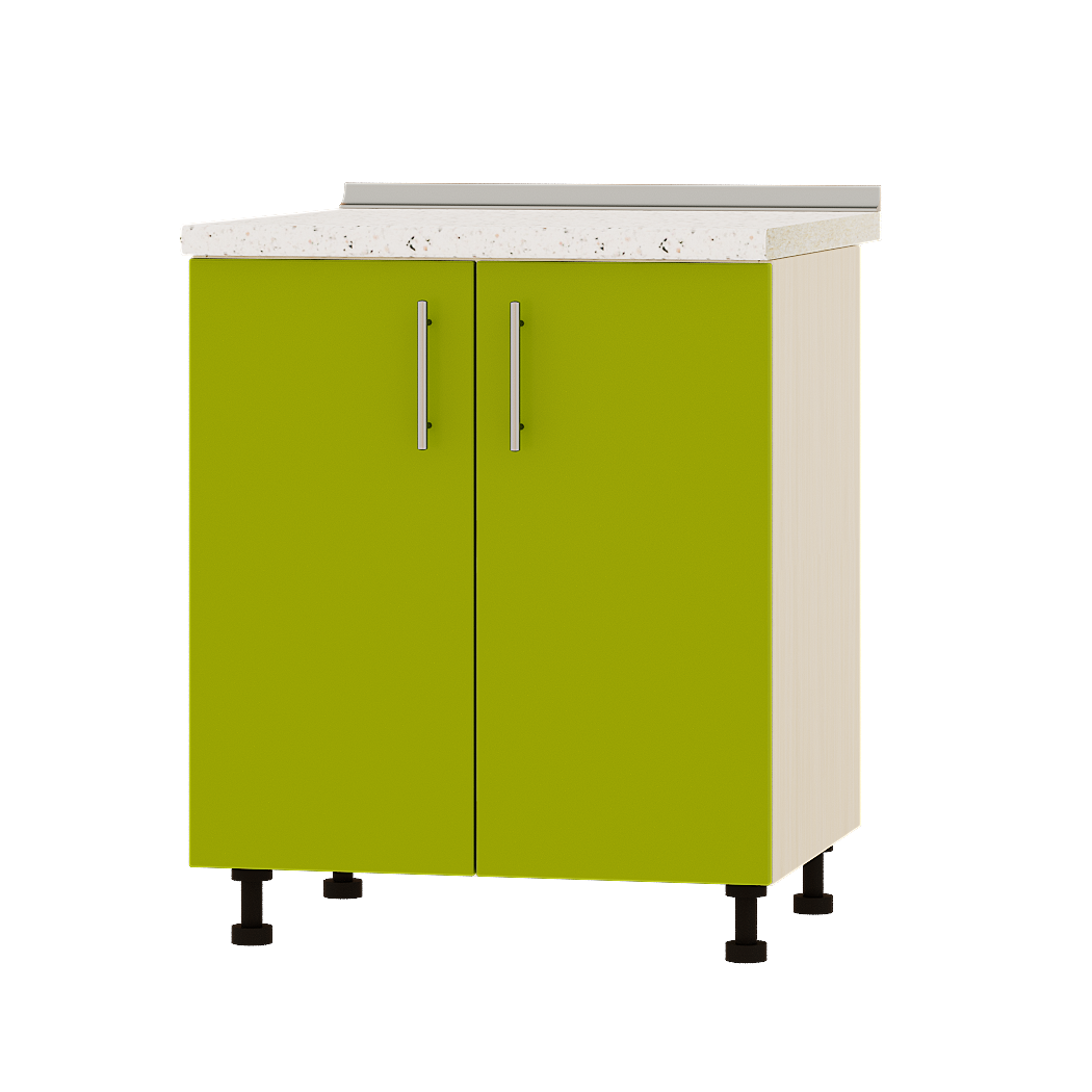 Шкаф нижний Эверест Оптима модуль Низ Н82-700 70х47х85 см Лайм/Дуб Молочный (04237)