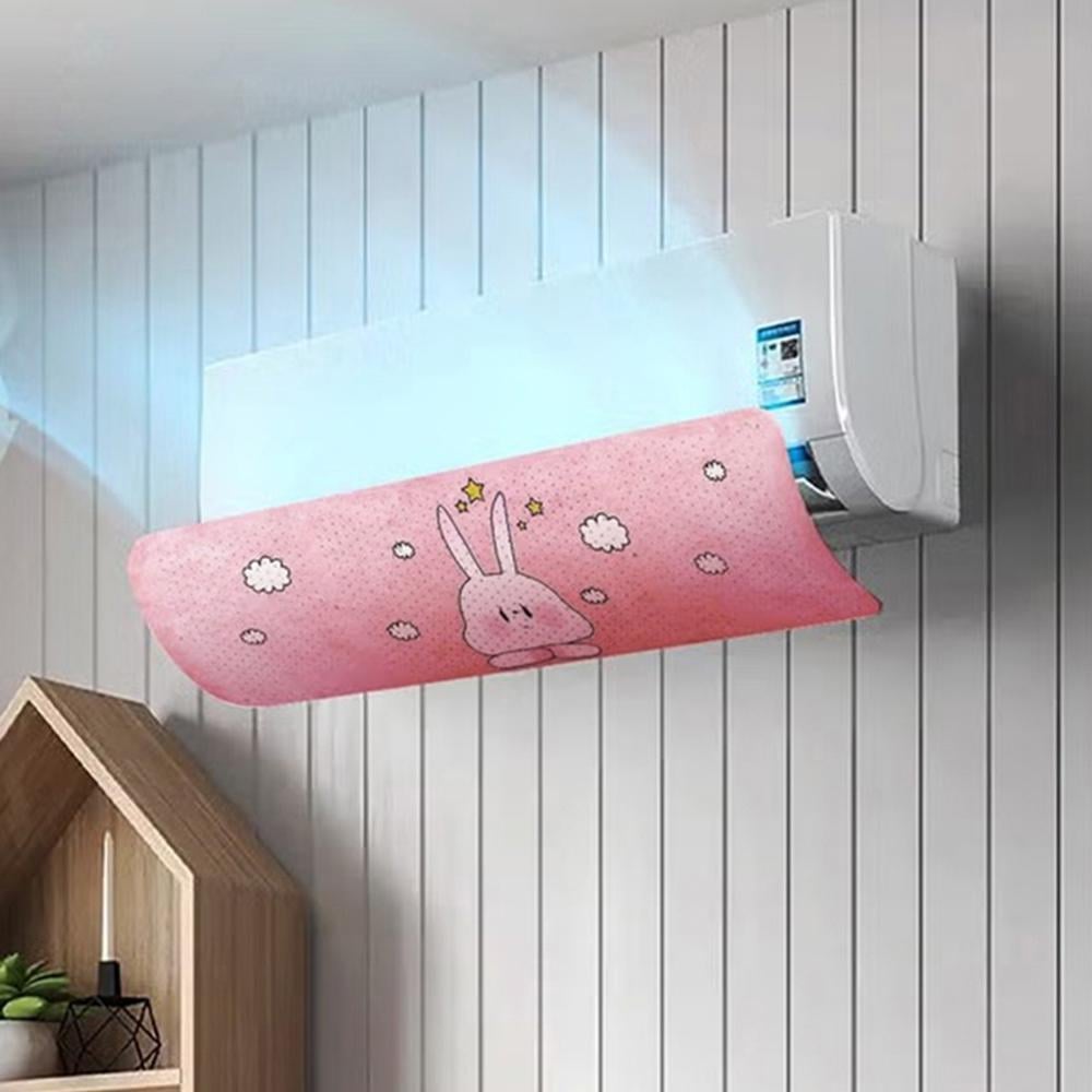 Накладка-дефлектор на кондиціонер пластик 89,5x26,5 см Рожевий (02-G5-00968.pink)