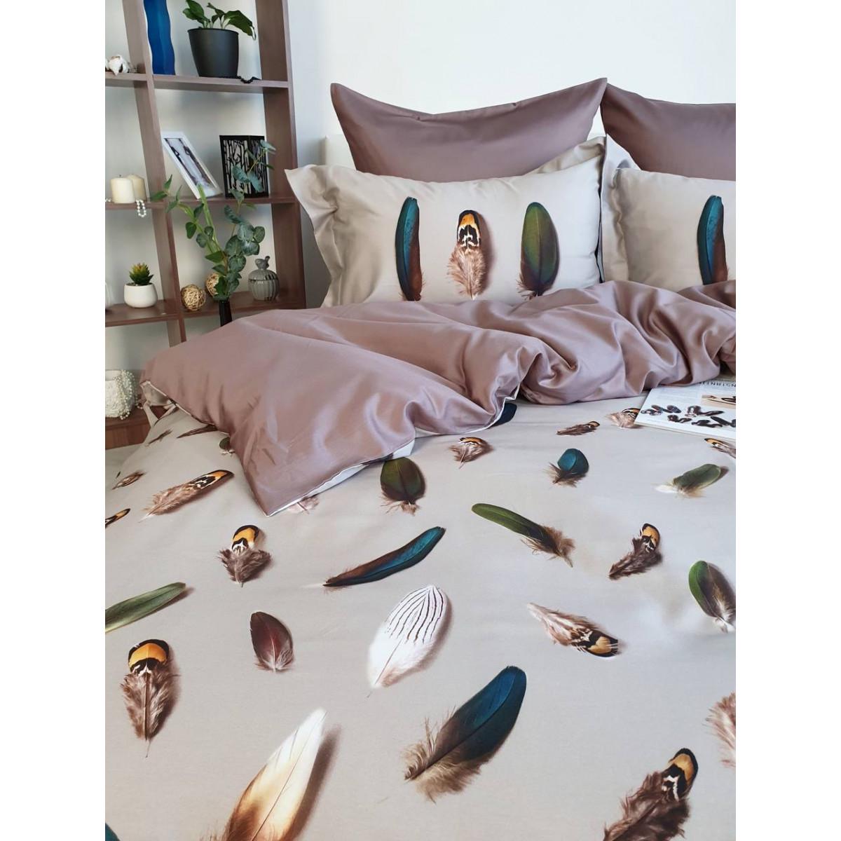 ᐉ Постельное белье Tivolyo Home Gala bej делюкс сатин евро • Купить в ...