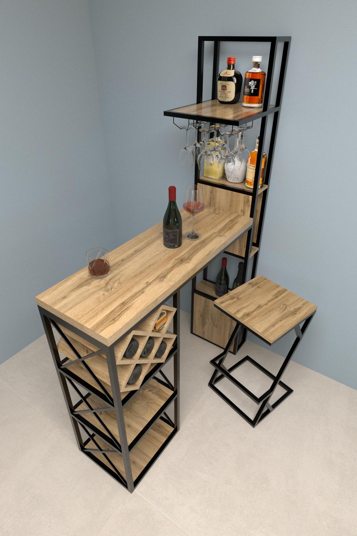 Барна стійка EcoLoft Лофт Каванна DSP-1192 Дуб аппалачі (26529218)