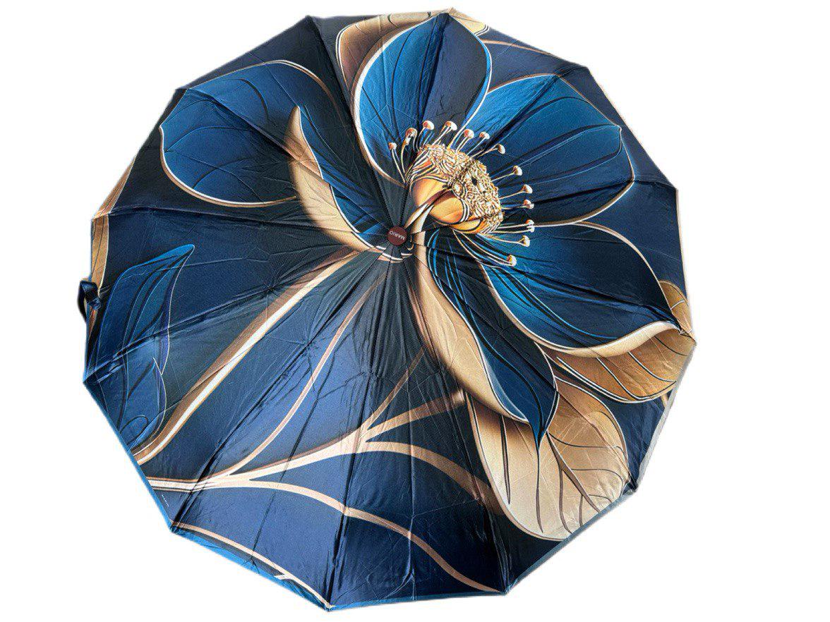 Парасолька жіноча автоматична Mario з квітковим принтом 12 спиць 4 сегмента (456/3) - фото 1 Парасолька жіноча автоматична Mario з квітковим принтом 12 спиць 4 сегмента (456/3) - фото 1