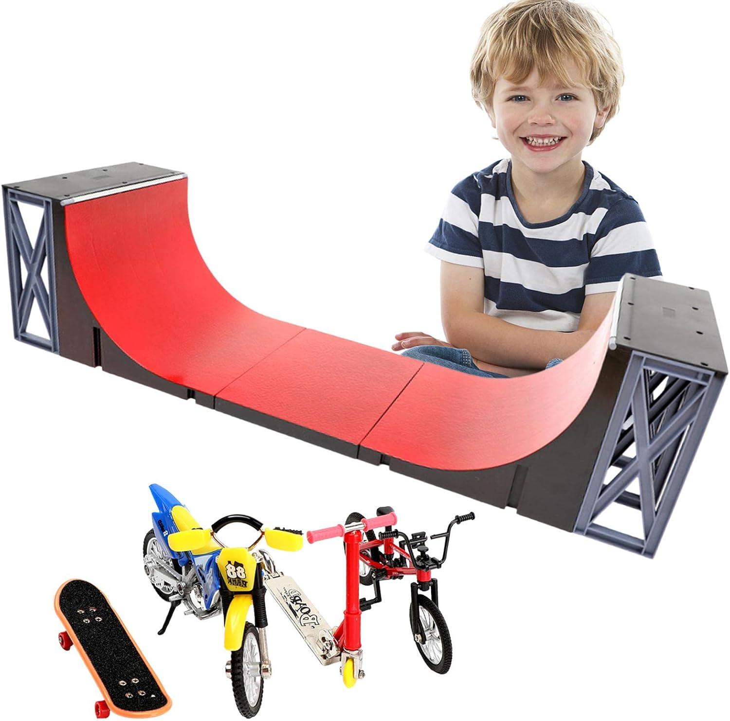 Набір фінгерборд пальчикова гра fingerboard скейт/парк/велосипед/самокат/скейт/мотоцикл (796) - фото 6 Набір фінгерборд пальчикова гра fingerboard скейт/парк/велосипед/самокат/скейт/мотоцикл (796) - фото 6