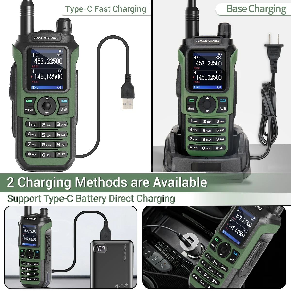 Рация Baofeng UV-21 PRO V2 зарядка type-C до 20 км. - фото 5