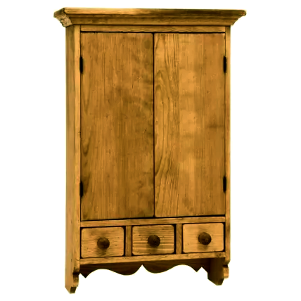 Шкаф настенный из дерева Габаул Сиена (ШФН-002005) Шкаф настенный из дерева Габаул Сиена (ШФН-002005)