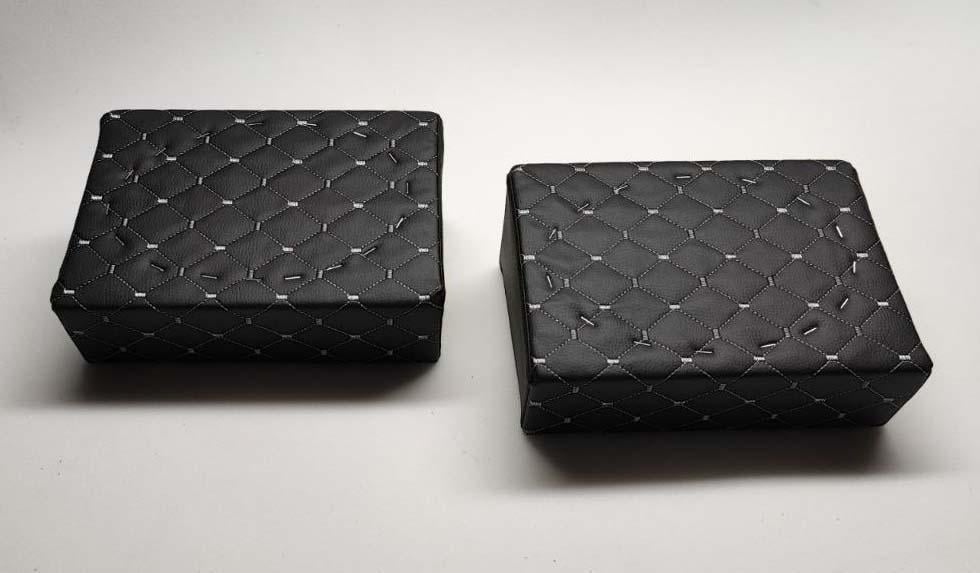 Акустические подиумы под динамики универсальные кожзам Черный/Серый (17519339) - фото 2 Акустические подиумы под динамики универсальные кожзам Черный/Серый (17519339) - фото 2