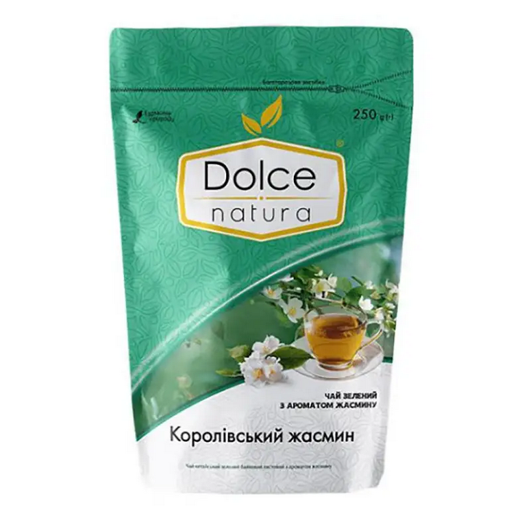 Чай китайський зелений Dolce Natura Королівський жасмин 250 г (4820093482547)