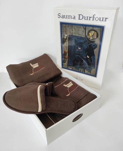 Набор для сауны мужской Maison D'or Sauna Dufour Brown (2000022279102)