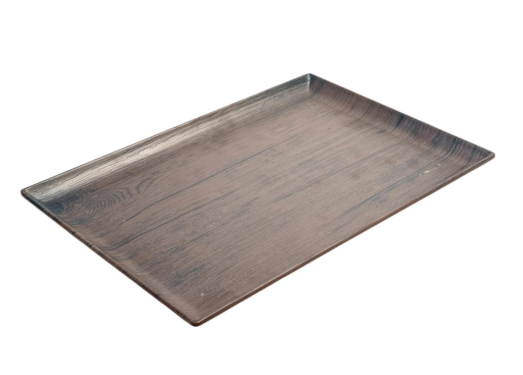 Таця One Chef з меламіну 30х20,5 см Коричневе дерево (29719491)