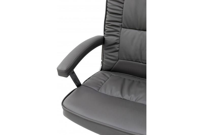 Офісне крісло Comfort Line Focus шкірзам Сірий (FCSG-113525) - фото 6