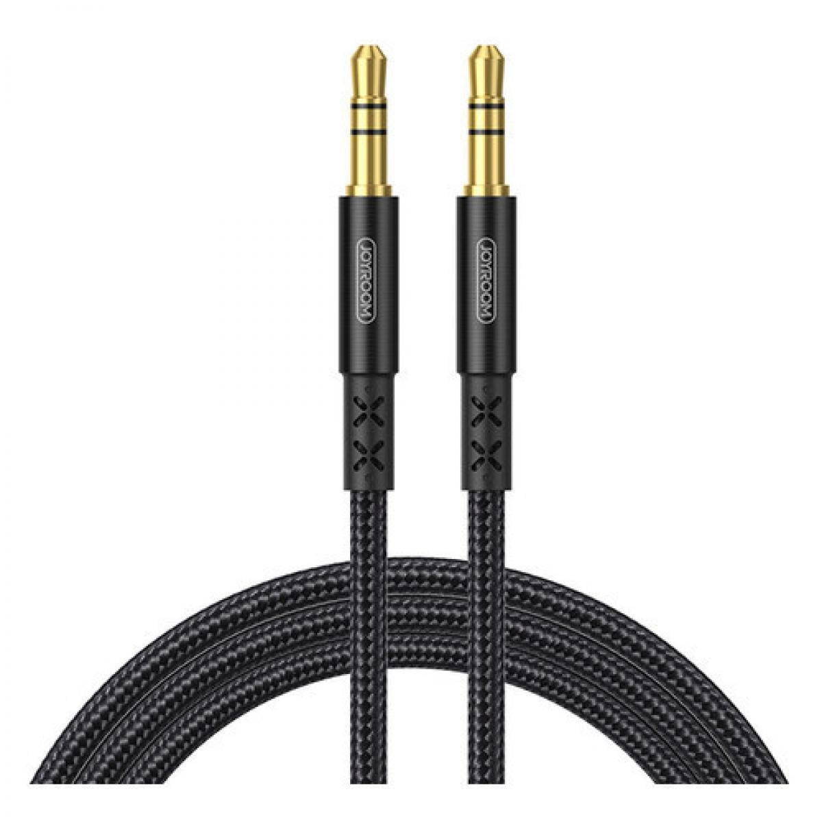Кабель Joyroom aux car stereo audio cable SY-20A1 2 м Black (554477)