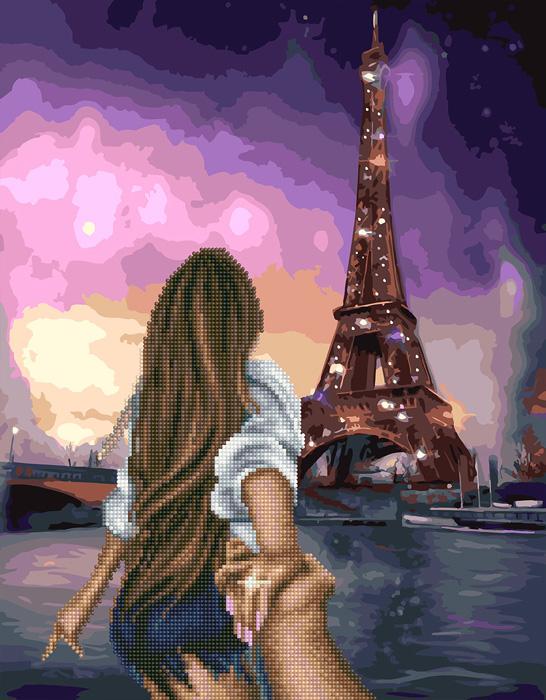 Алмазна мозаїка Brushme Скажи Парижу так 40x50 см (GZS1184) Алмазна мозаїка Brushme Скажи Парижу так 40x50 см (GZS1184)