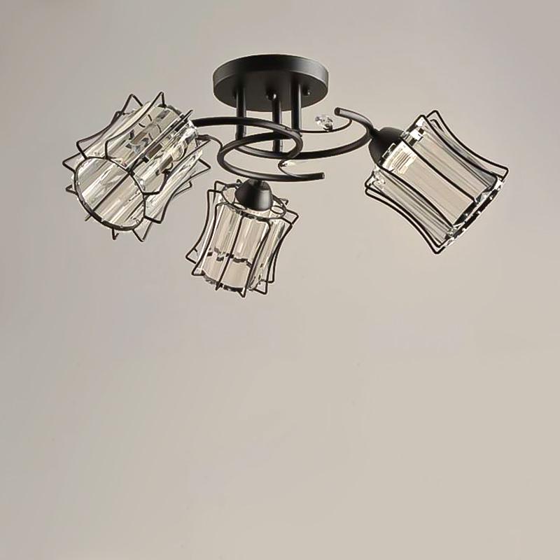 Люстра стельова Light House SRS-16232/3 на три лампи Чорний