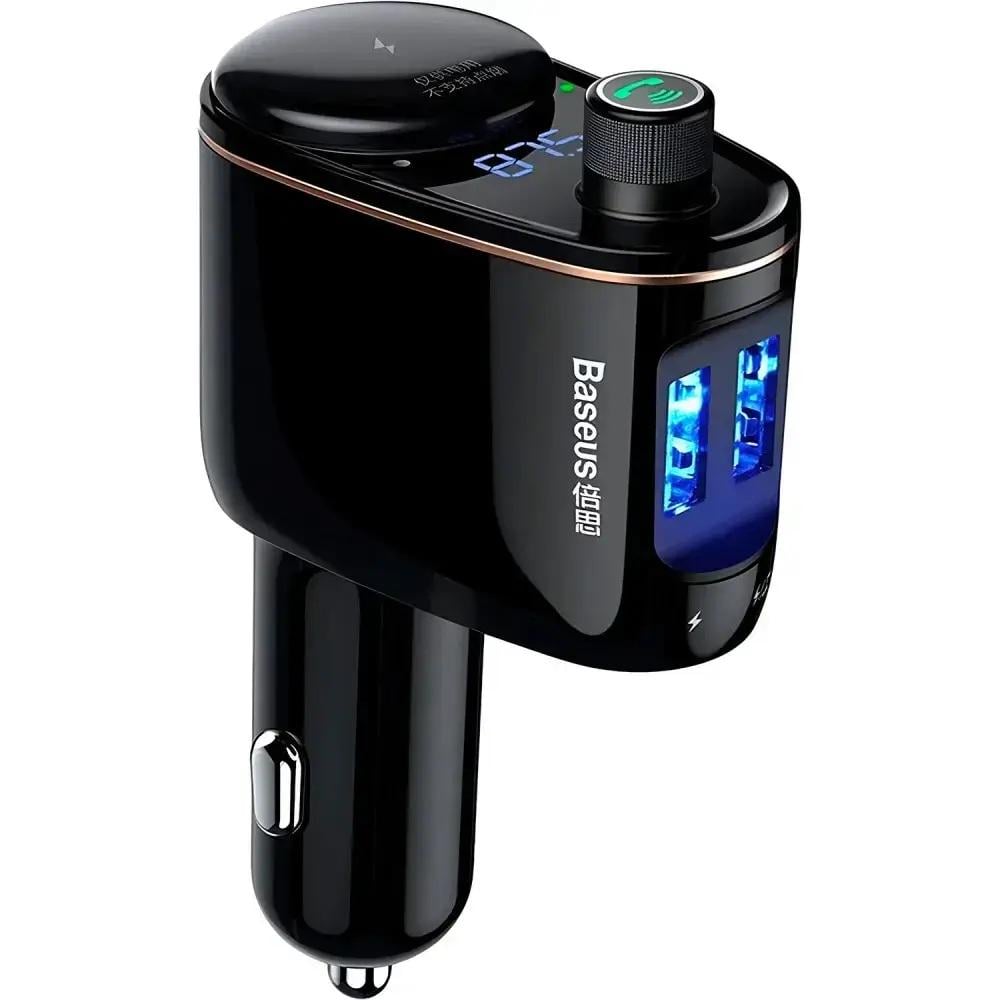 FM-модулятор Baseus S-06 Car Bluetooth MP3 Player Black (CCHC000001)