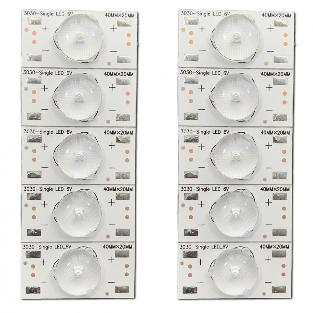 Светодиод для телевизоров любых диагоналей 6V Pugovka (ART-12519) Светодиод для телевизоров любых диагоналей 6V Pugovka (ART-12519)