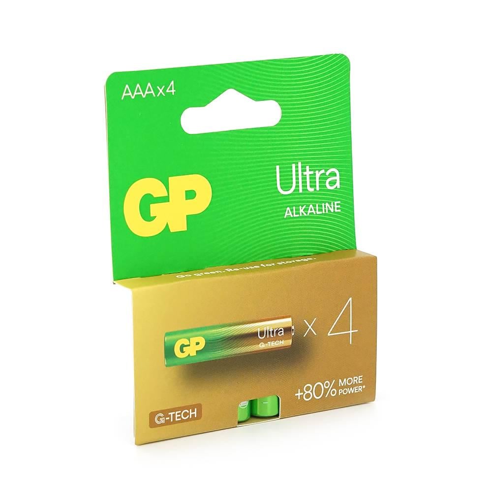 Батарейка GP Ultra 24AU-2UE4 лужна AAA 4 шт. (33620)
