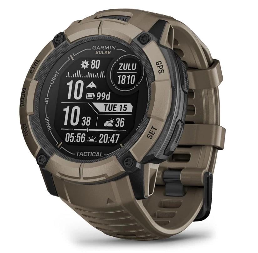 Смарт-годинник Garmin Instinct 2X Solar Tactical Coyote Tan (010-02805-64) Смарт-годинник Garmin Instinct 2X Solar Tactical Coyote Tan (010-02805-64)