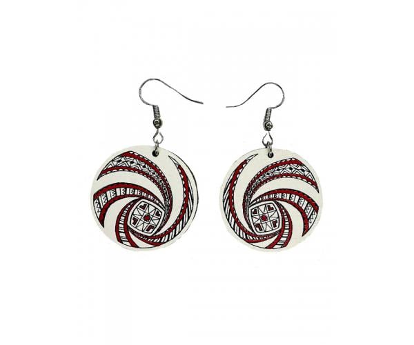 Серьги деревянные №21 (123260)