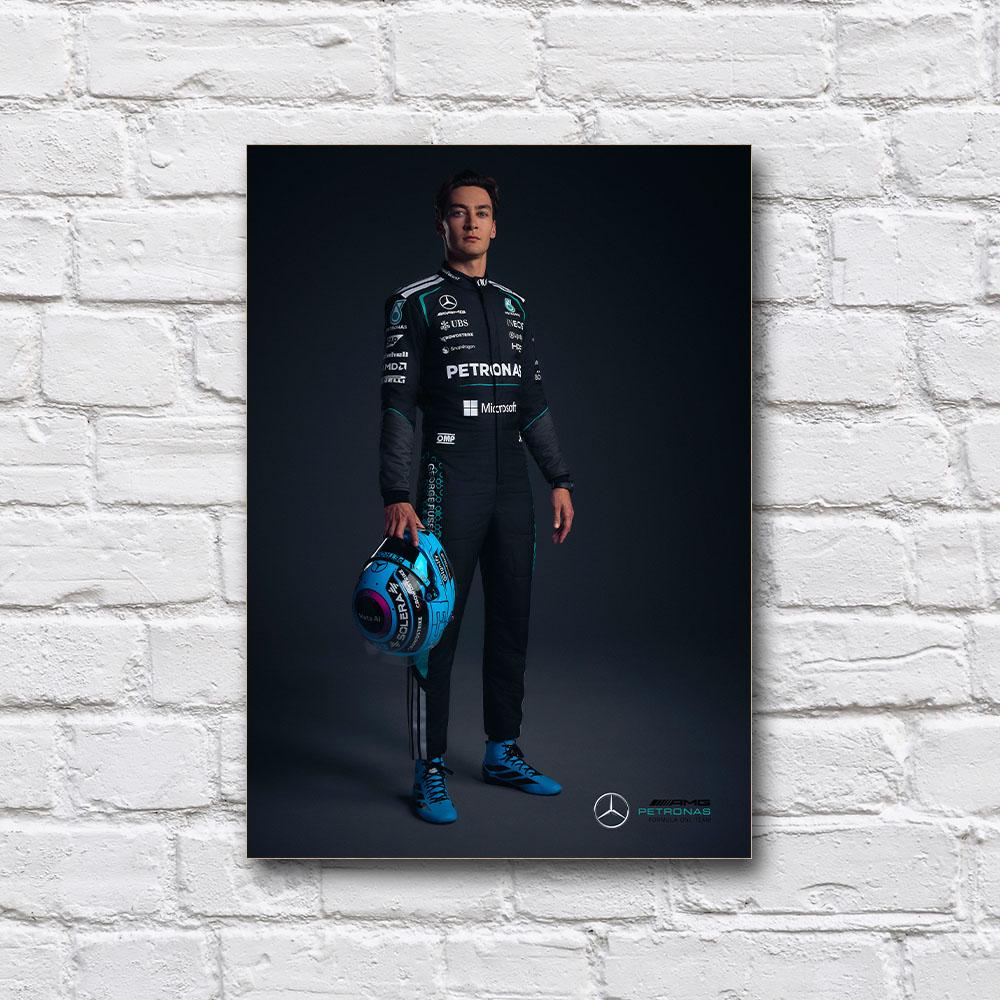 Постер дерев’яний Джордж Расселл 2026 210х297 мм (33852923)