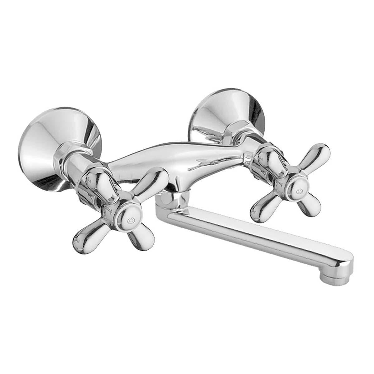 Смеситель для раковины из стены Haiba Dominox HB0094 (31522095) Смеситель для раковины из стены Haiba Dominox HB0094 (31522095)