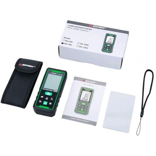 Лазерний далекомір Sndway SW-70G на 70 м Зелений - фото 6