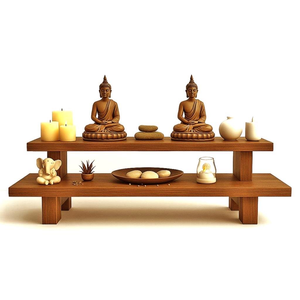 Вівтар для медитації з дерева Бемера Охра (ЛАТ-018704)