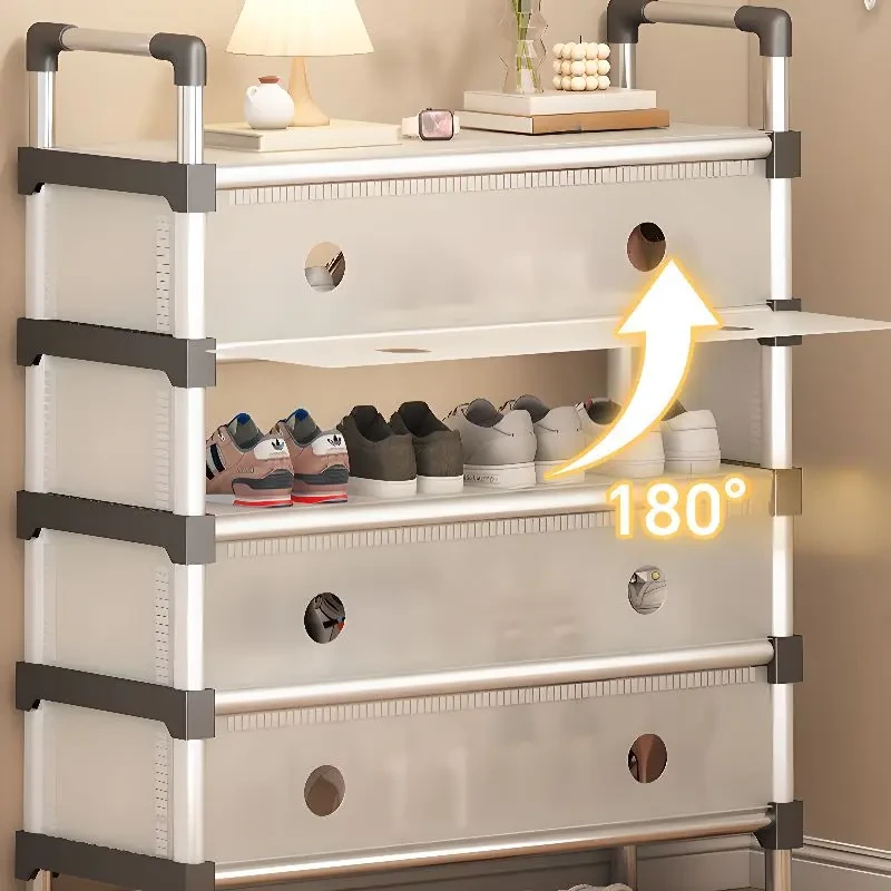 Полка для обуви SKLM-31-LT6205 4 полки Черный - фото 3 Полка для обуви SKLM-31-LT6205 4 полки Черный - фото 3