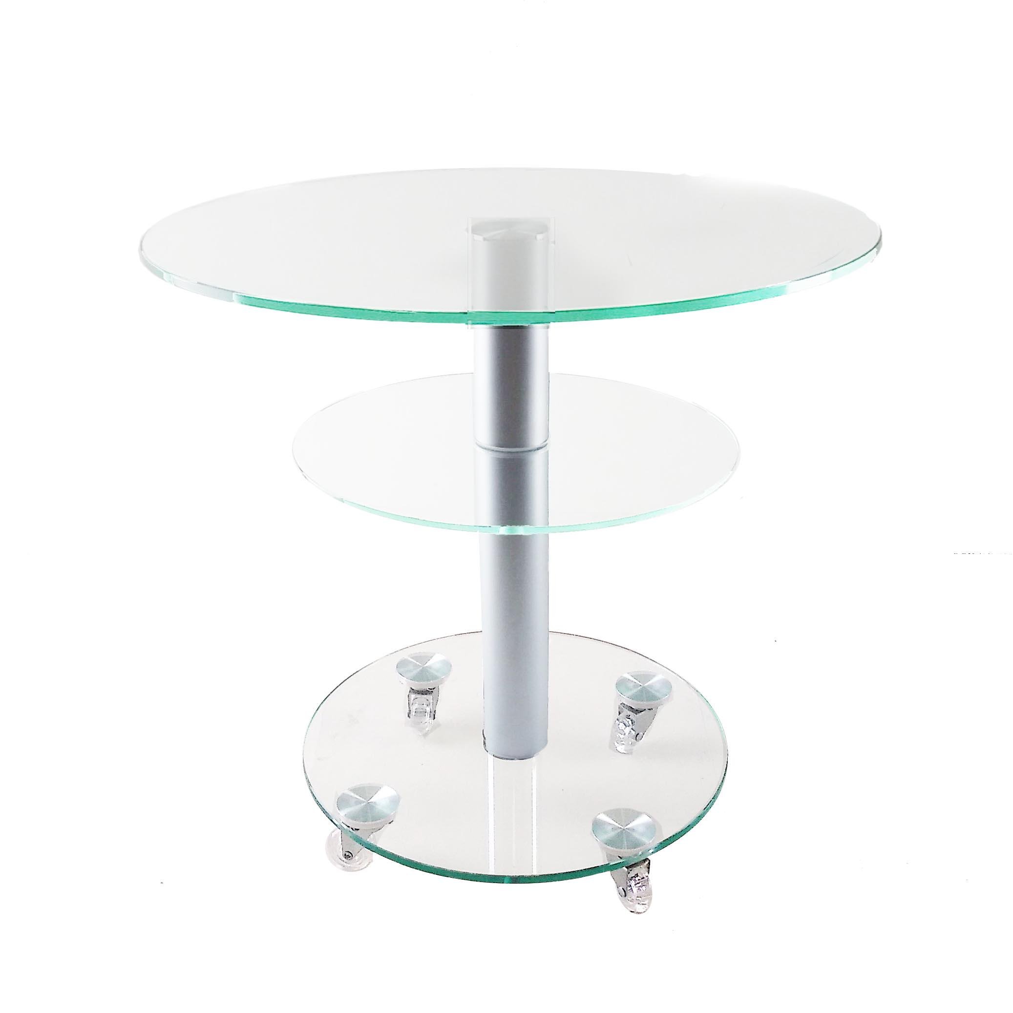 Стол журнальный стеклянный Commus Bravo Standart O ccc-alm60 Прозрачный (433320259) Стол журнальный стеклянный Commus Bravo Standart O ccc-alm60 Прозрачный (433320259)