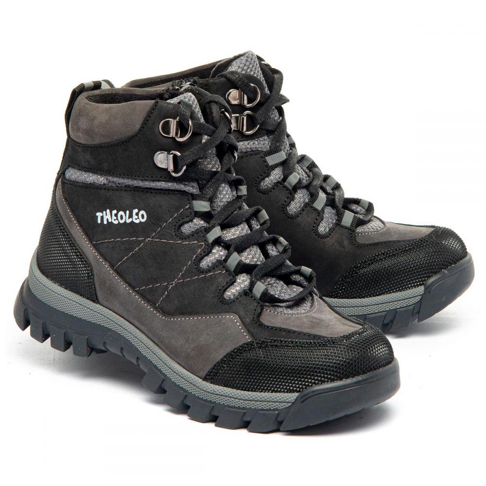 Ботинки для мальчиков The Leo 1351 р. 40 26 см Черный/Серый