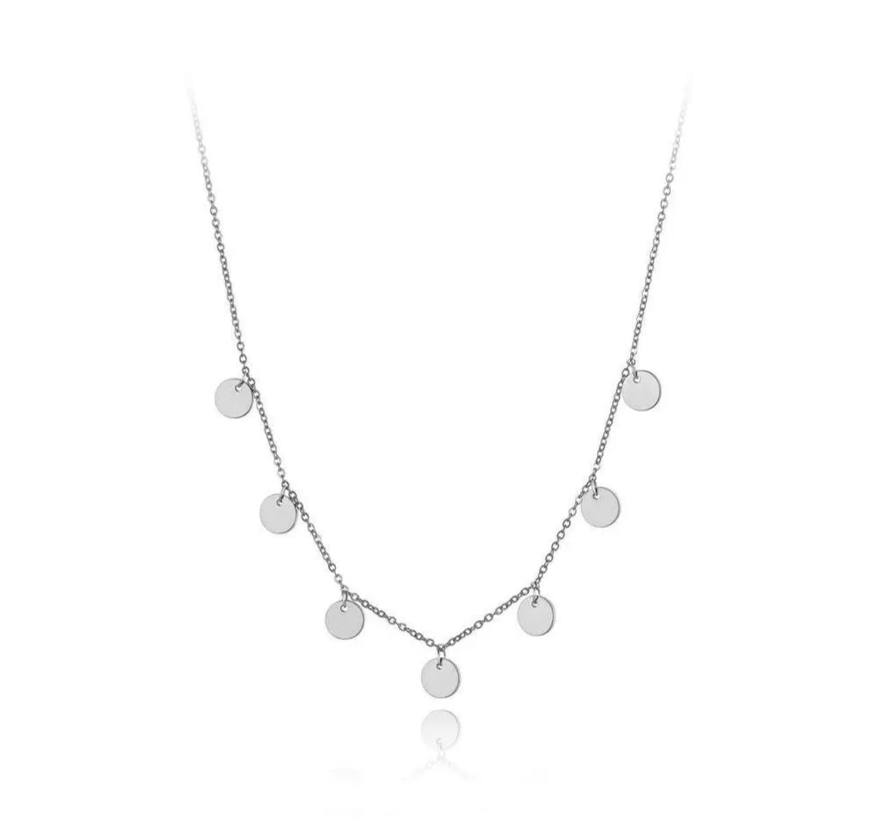 Колье с монетками Ensenial Серебристый (3509)