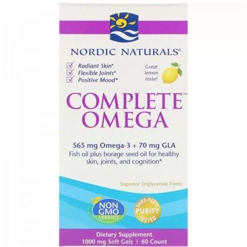 Омега 3-6-9 Nordic Naturals Complete Omega 1000 мг 60 Count Great Lemon taste