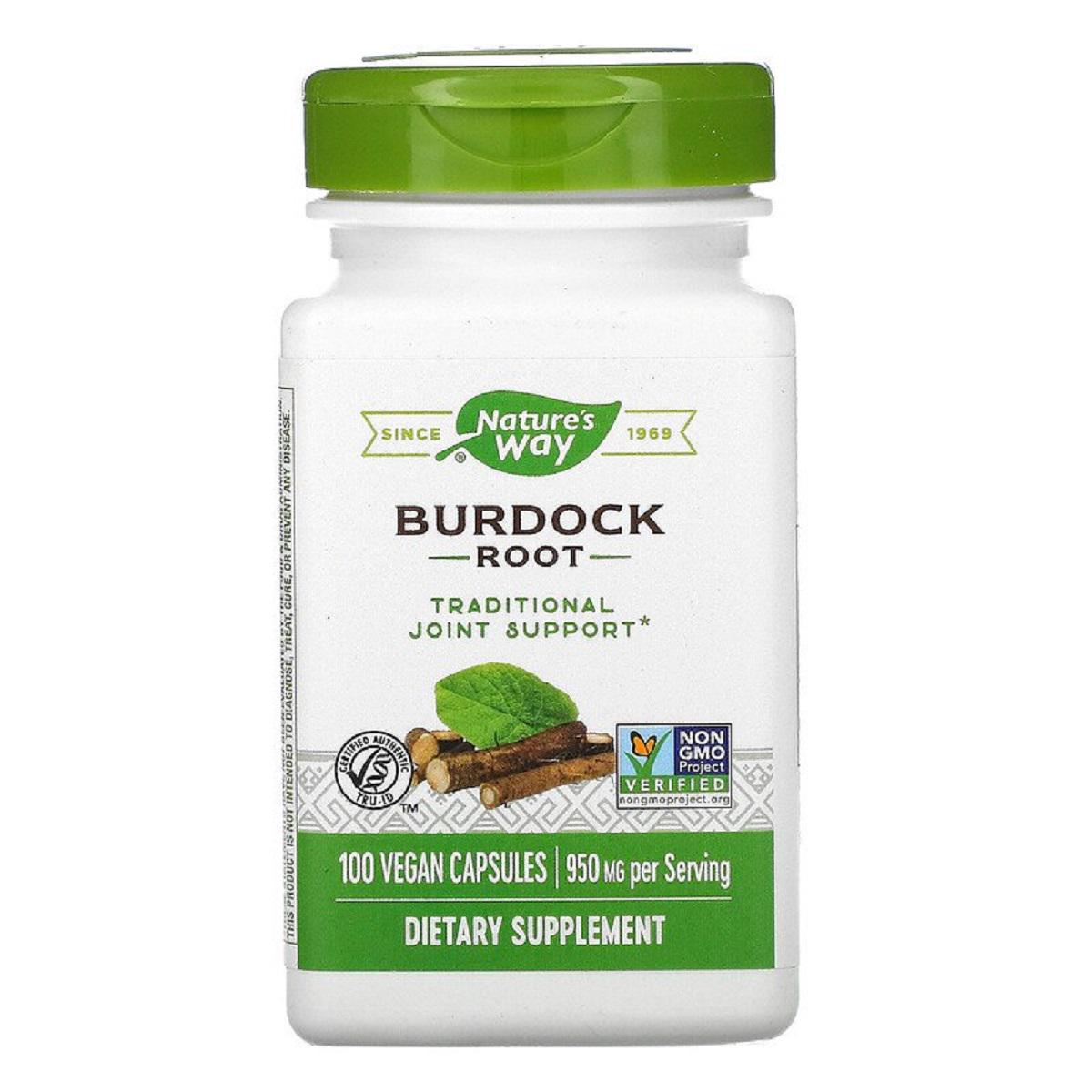 Корень лопуха Nature's Way Burdock Root 475 100 капсул (NWY11200)