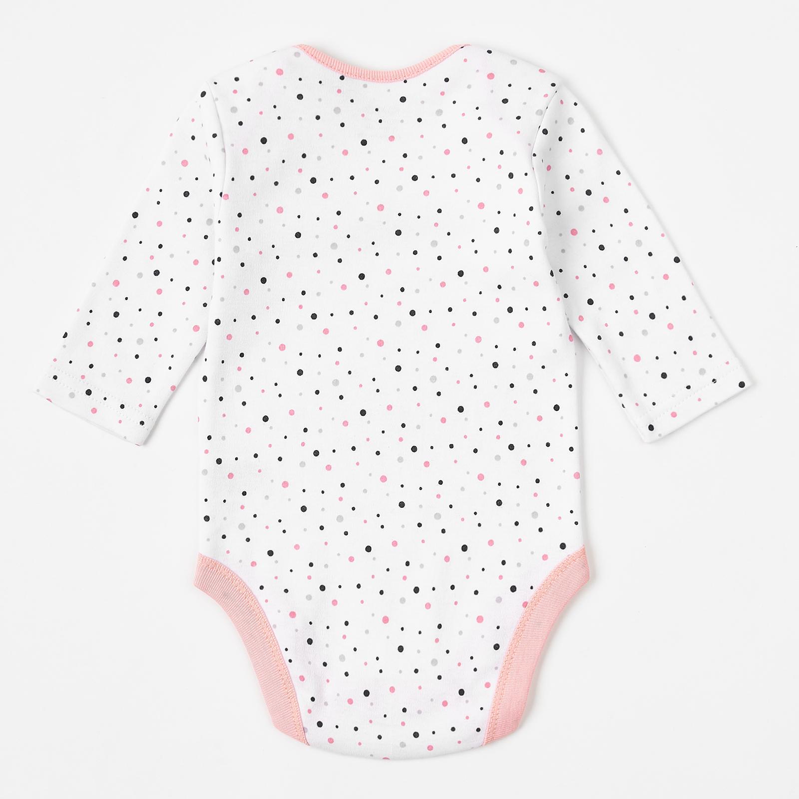 Боди с длинным рукавом в горошек 56-62 см - фото 3 Боди с длинным рукавом в горошек 56-62 см - фото 3