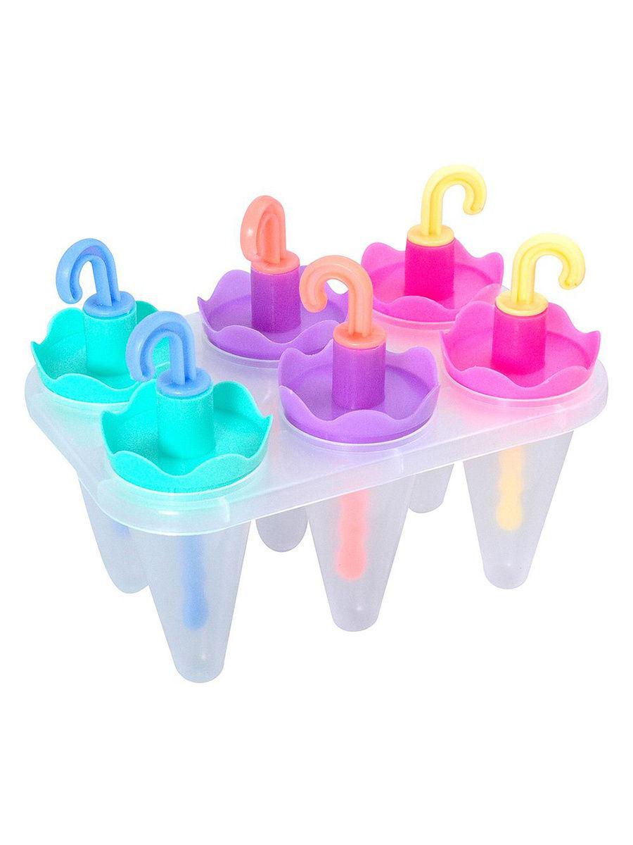 Форма для морозива Яскраві парасольки 6 осередків (b92a177b)