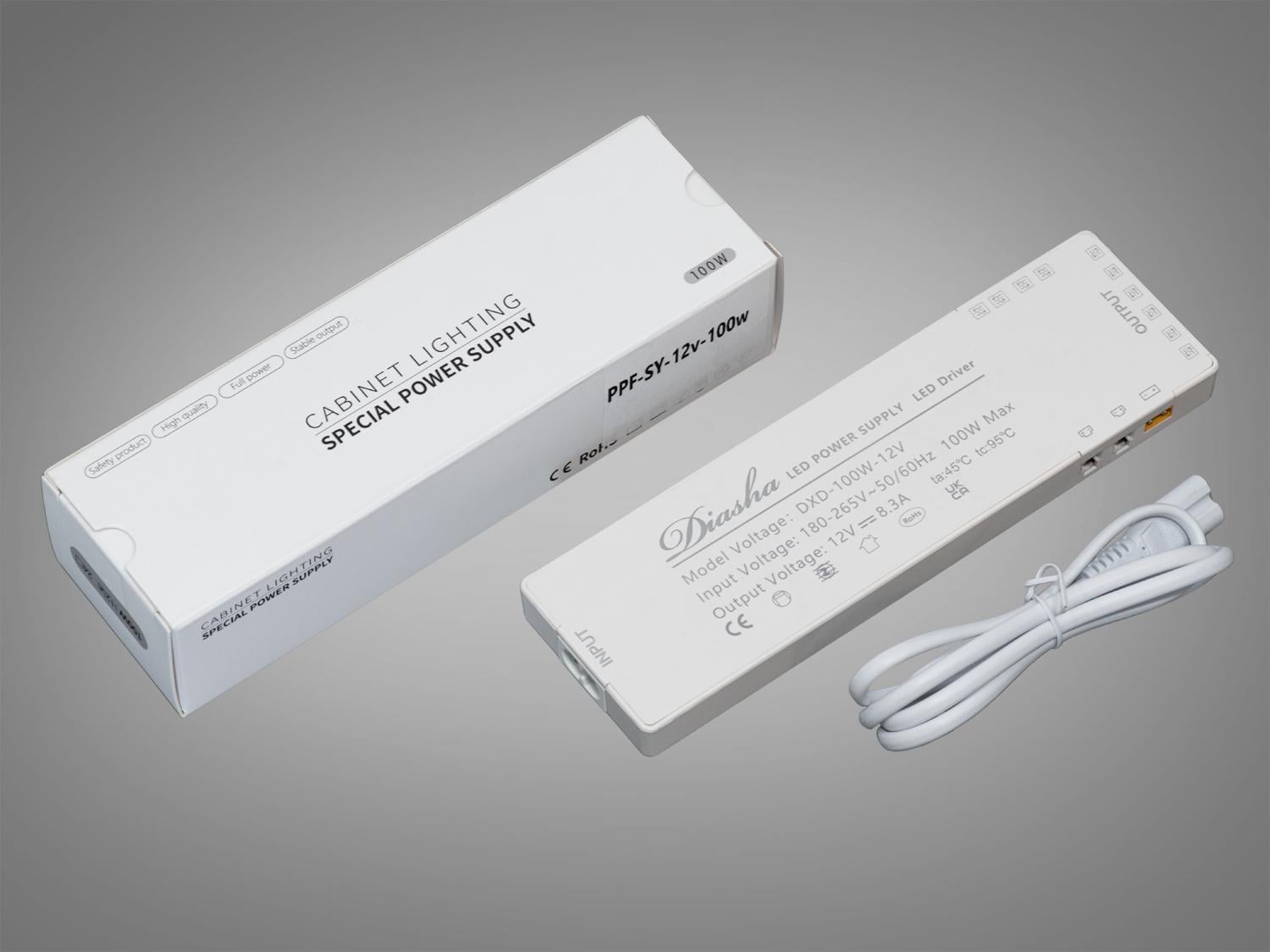 Управляемый блок питания тонкий для LED-ленты 12 В 100 Вт 8,3 А (PPF-SY-12v-100w)