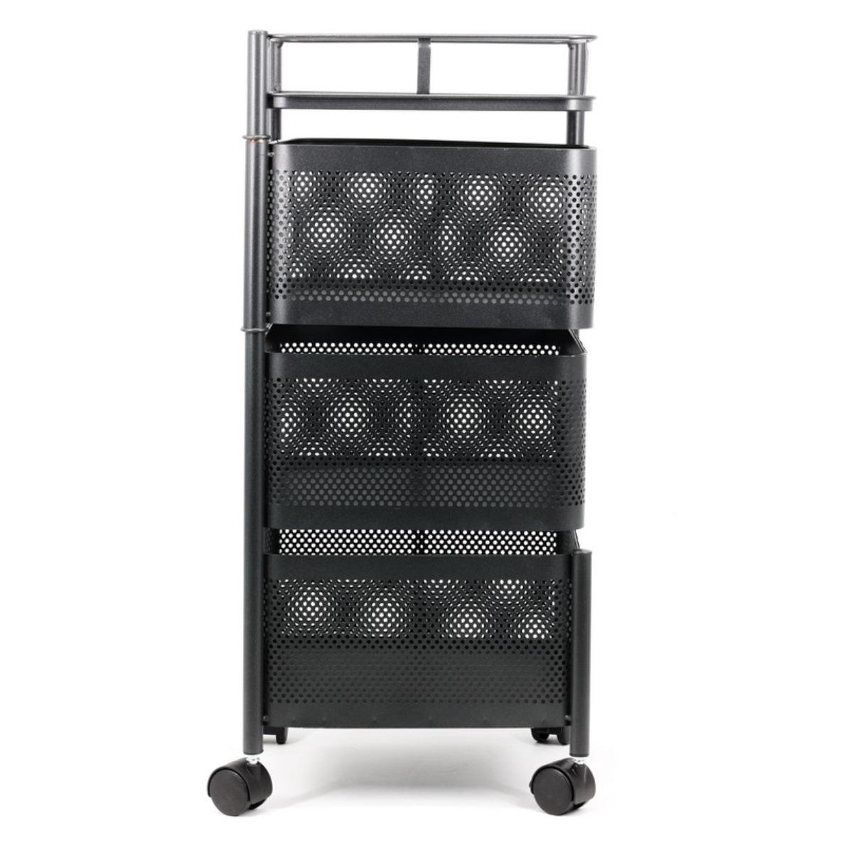 Этажерка на колесах Modern Home 3 яруса 27х27,5х61,5 см (50112)