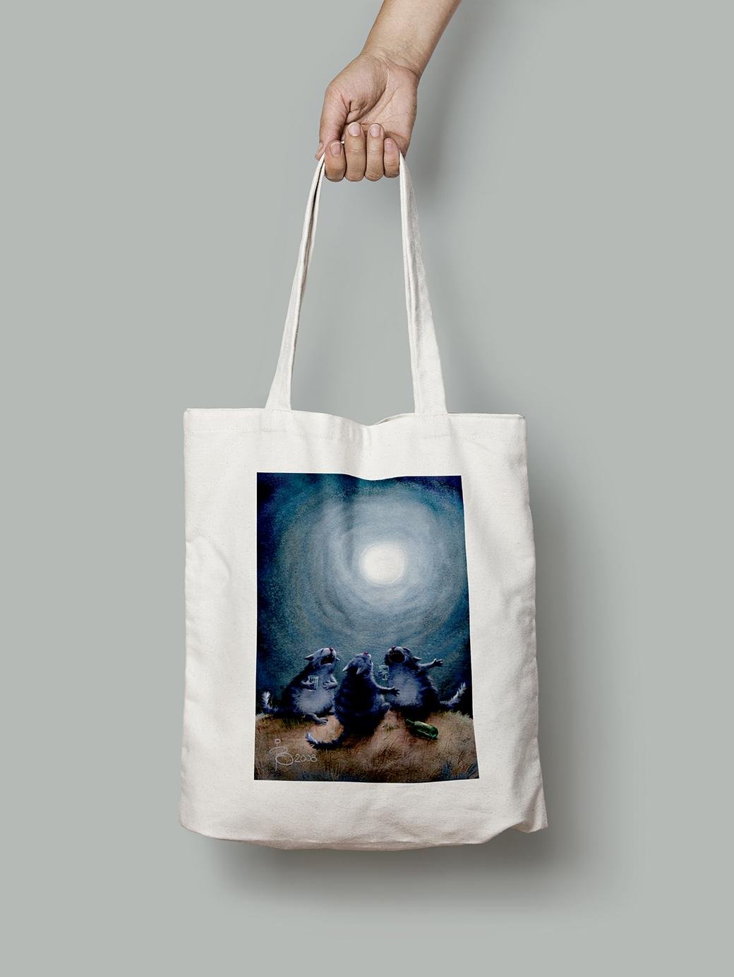 Эко-сумка Сообразили на троих шопер (rinaz_13_Bag)