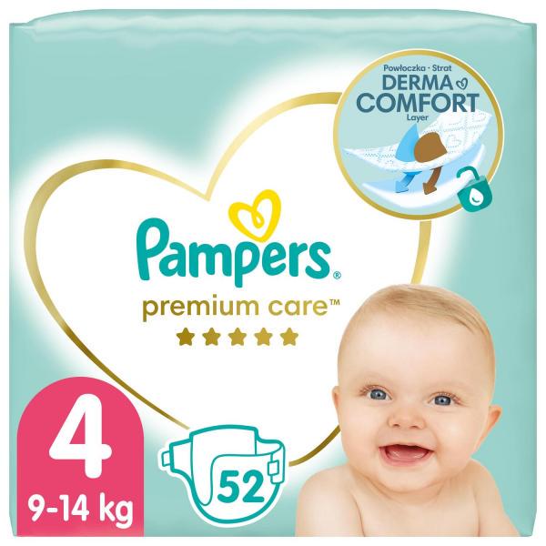 Підгузки Pampers Premium Care 4 9-14 кг 52 шт. (278818)