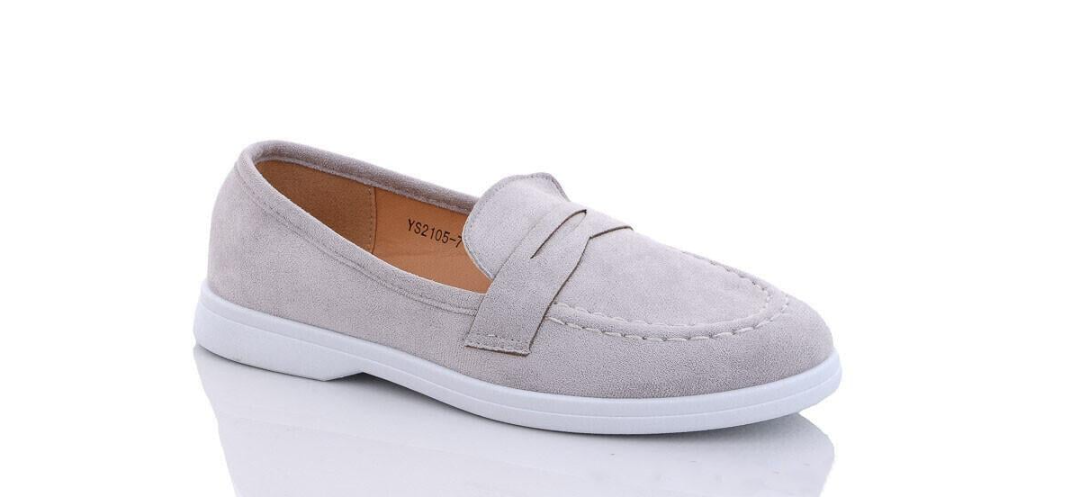 Лофери жіночі Swin Shoes YS2105-7 р. 37 Сірий