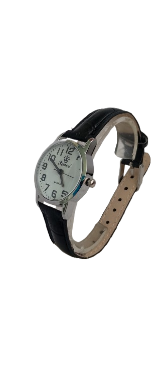 Годинник жіночий Xwei на ремінці d-28 мм Silver/White/Black (3752) - фото 2