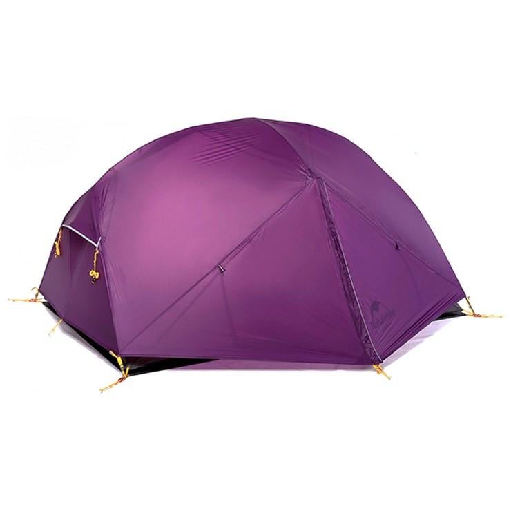 Палатка двухместная Naturehike Mongar 2 20D Purple Silicone нейлон