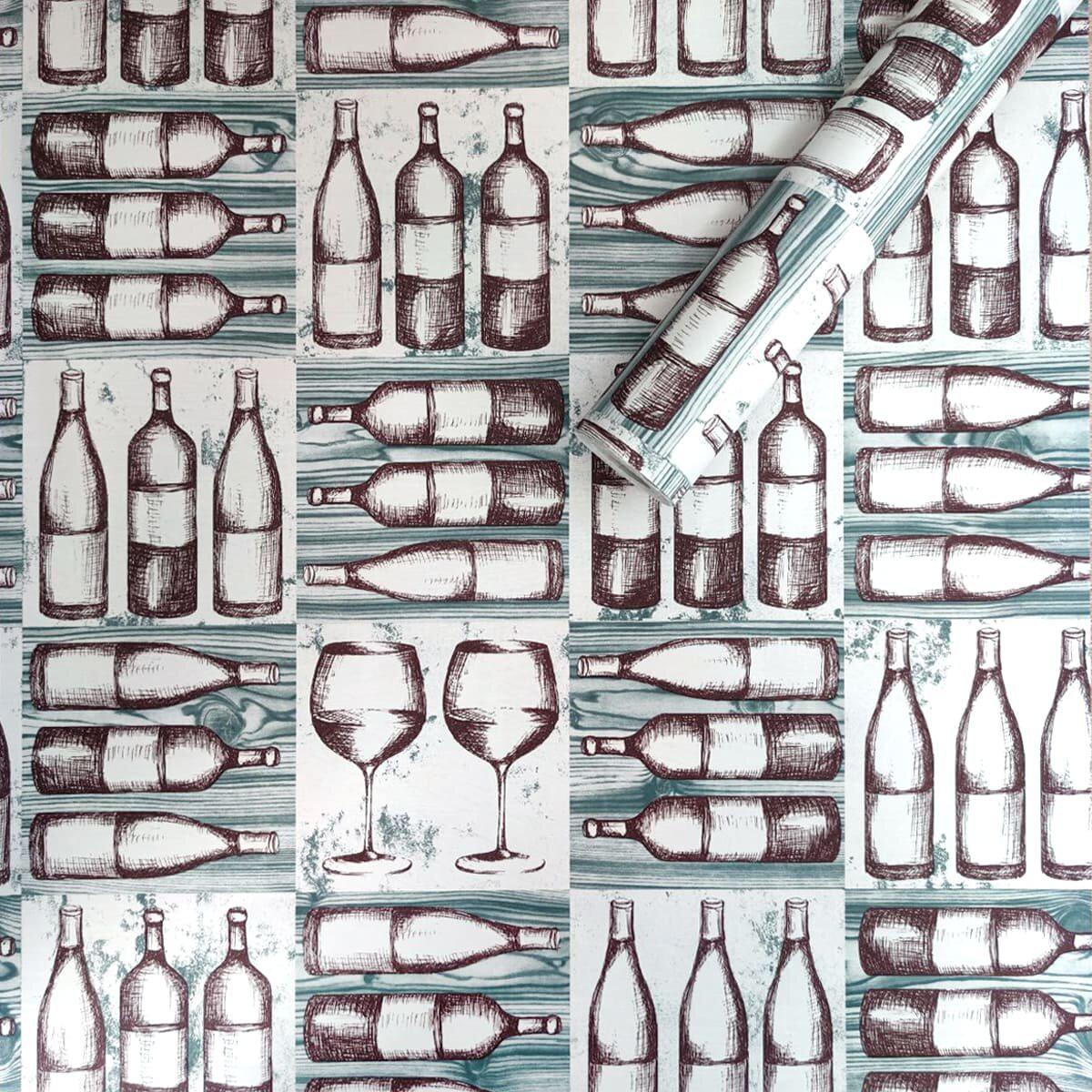 Самоклеящаяся пленка 0,45х10 м Винный (SW-0000079812)