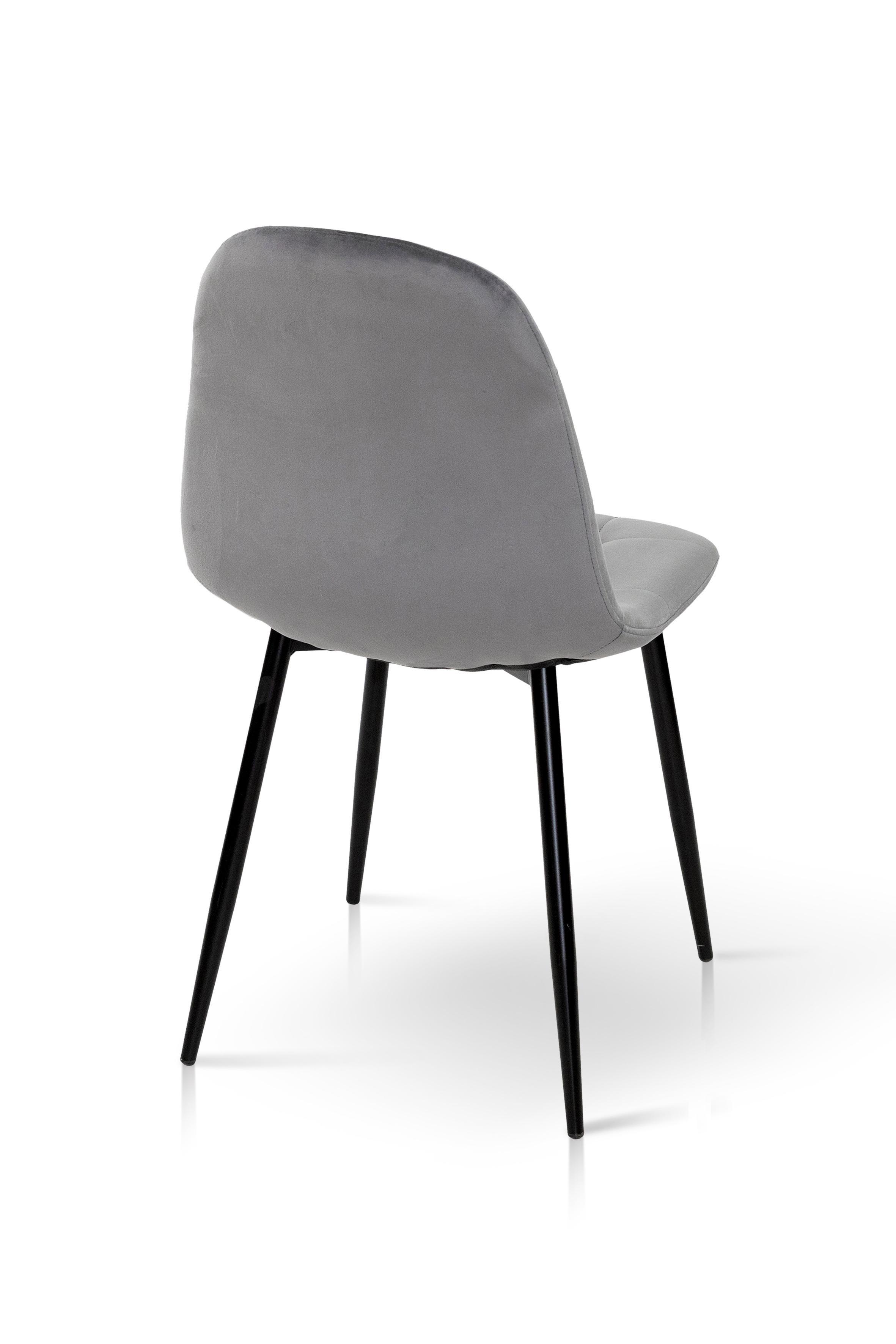 Стілець для кухні та вітальні ГРЕЙС Квест 430х860х490 мм Чорний/Сірий (GAА0056404) - фото 5 Стілець для кухні та вітальні ГРЕЙС Квест 430х860х490 мм Чорний/Сірий (GAА0056404) - фото 5