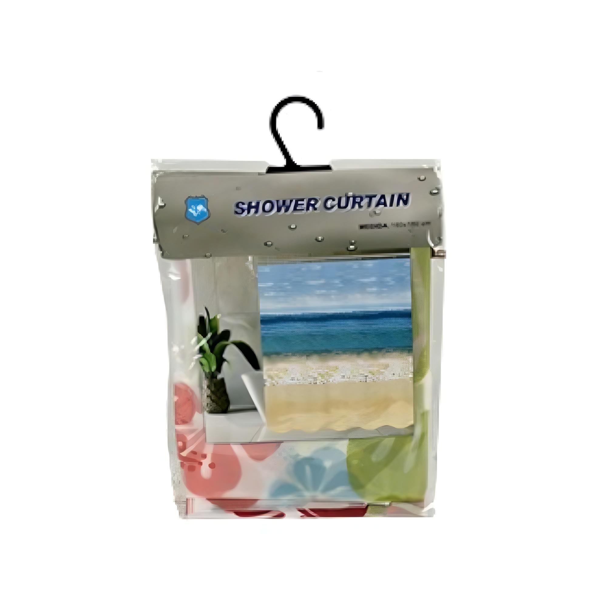 Штора для ванной комнаты YM R92253 180x180 см. Цветы с кольцами водонепроницаемая Сине-голубой/Розовый Штора для ванной комнаты YM R92253 180x180 см. Цветы с кольцами водонепроницаемая Сине-голубой/Розовый