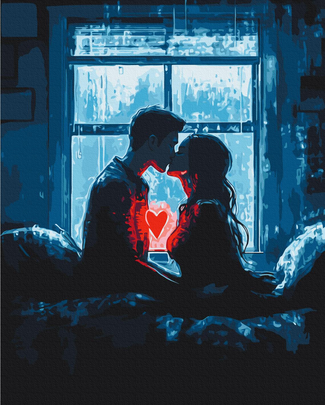 Картина за номерами Brushme Серця що з'єдналися 40x50 см (BS54219)