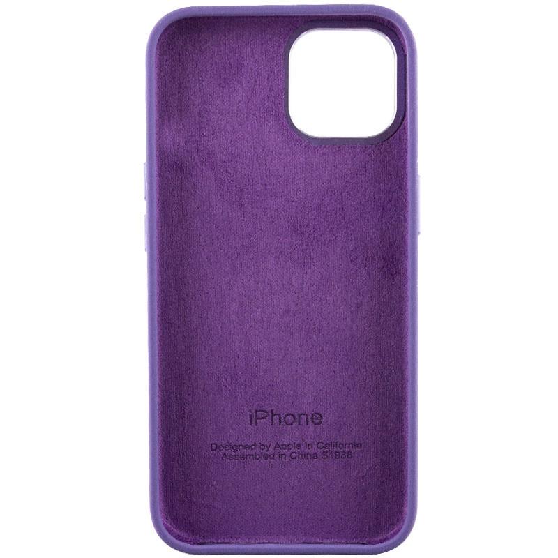 Протиударний чохол Silicone Case Metal Buttons (AA) для Apple iPhone 14 (6.1") Фіолетовий / Iris - фото 4