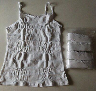 Комплект майок для дівчинки George 146-152 см 5 шт. (30742448)