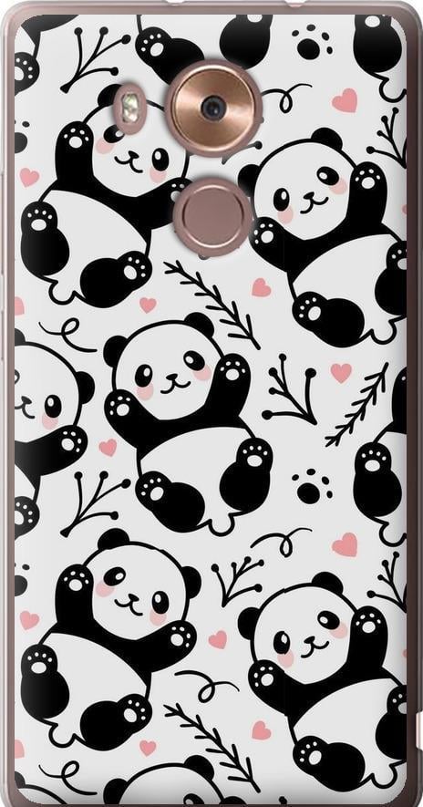 Чехол на Huawei Mate 8 Панды (4318u-269-42517)