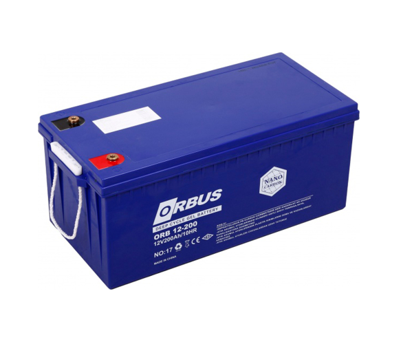 Батарея аккумуляторная ORBUS CG12200 GEL 12 V/200 Ah