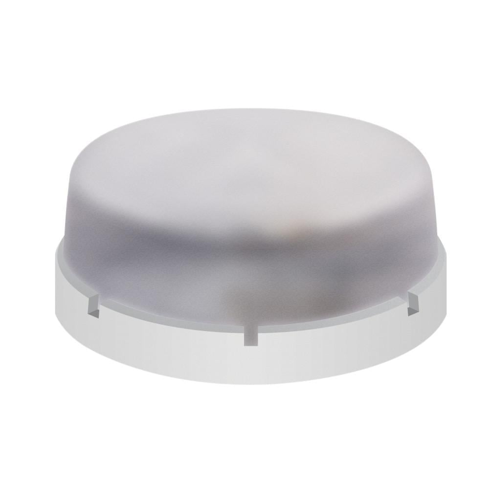 Настенно-потолочный светильник круглый ERKA 1065 прозрачный E27 IP65 Белый (27548815)