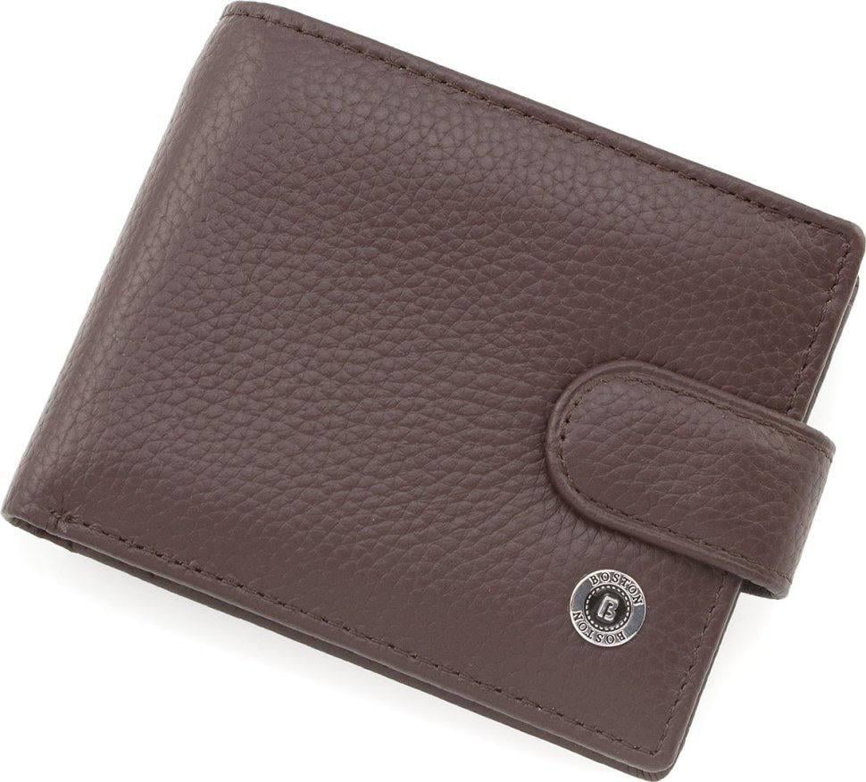 Кошелек мужской кожаный Boston Коричневый (896347)